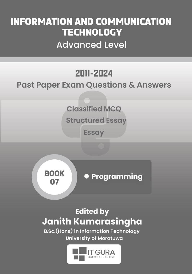 AL ICT | Past Paper Classified Books Set – English Medium - Image 8